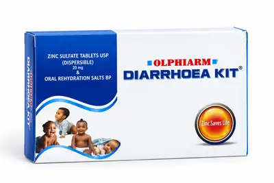 Olpharm Diarrhoea Kit (ORS + Zinc Sulphate)