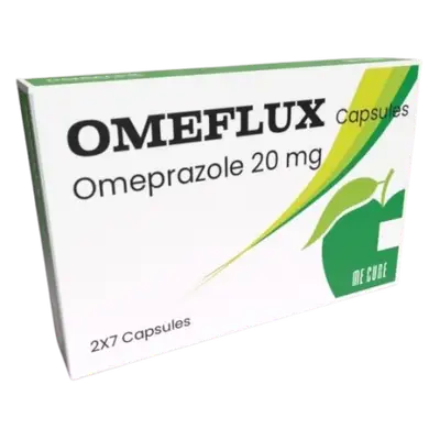 Omeflux Omeprazole 20mg 14 Capsules