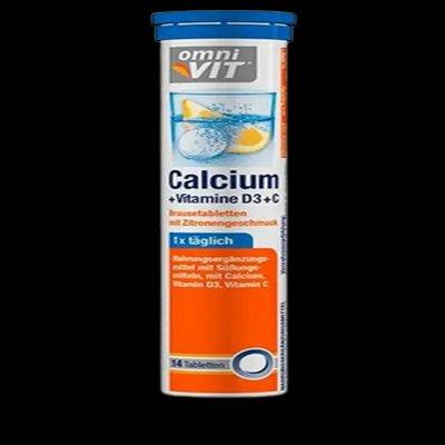 Omnivit Calcium+Vitamin D3+C, 14 Tablets