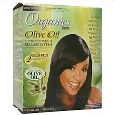 ORGANIC OLIVE OIL CONDITIONER RELAXER PACK