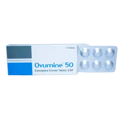 Ovumine 50 clomiphene citrate tablets pack