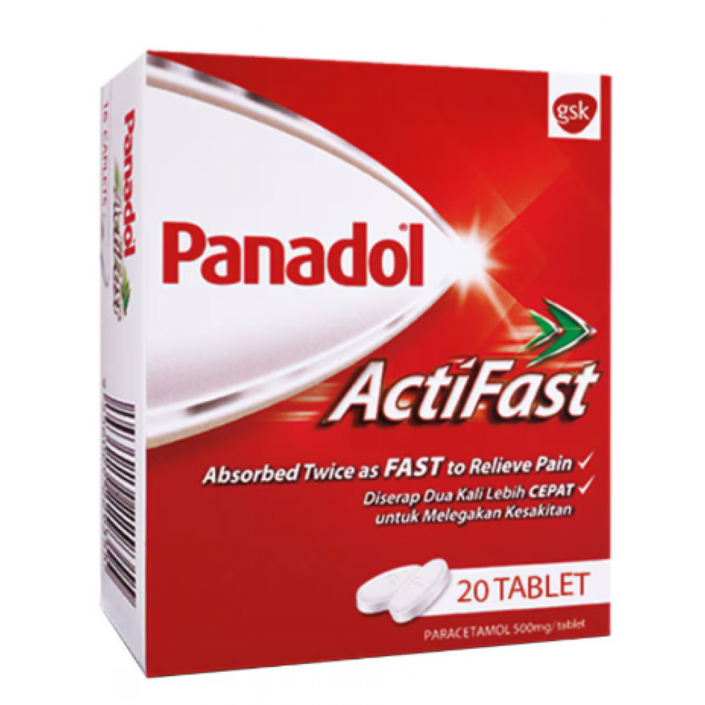 PANADOL ACTIFAST (20 CAPLETS) Healthcare