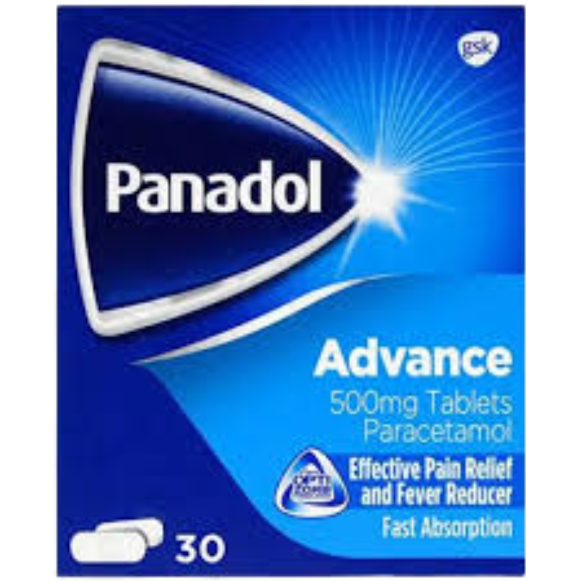 Panadol Advance 500mg Tablets, 30 Tablets