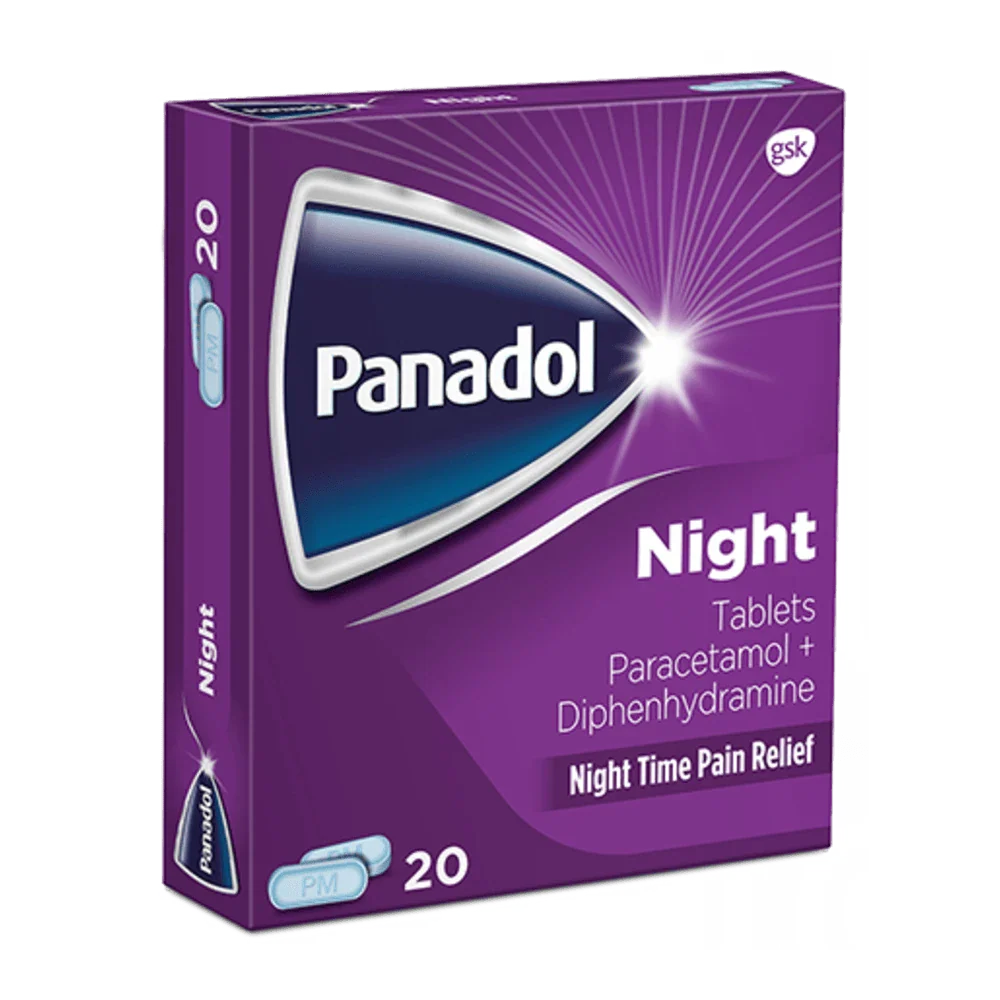 Panadol Night Tablet (Paracetamol & Diphenhydramine)
