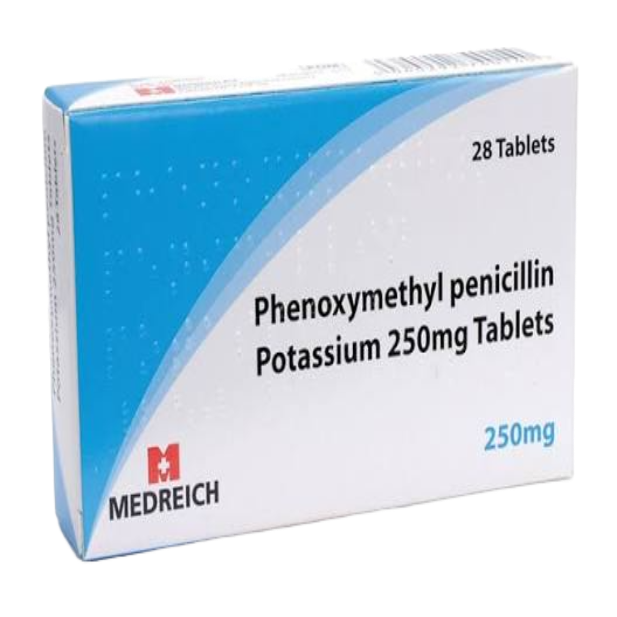 Penicillin VK 250mg Tablets - Phenoxymethylpenicillin, 28 Tablets