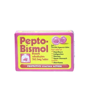 PEPTO-BISMOL X24 CHEWABLE TAB(PACK)