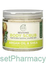 PETAL FRESH REVIVING BODY SCRUB 16 OUNCE/473ML ARGAN OIL & SHEA