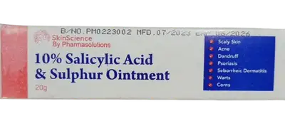 Pharmasolutions 10% salicylic acid and sulphur ointment 20g