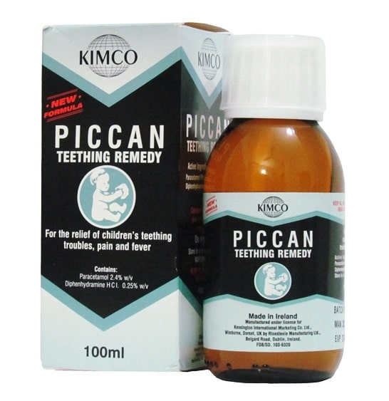 Piccan Teething Syrup (Pain and Fever) x100ml