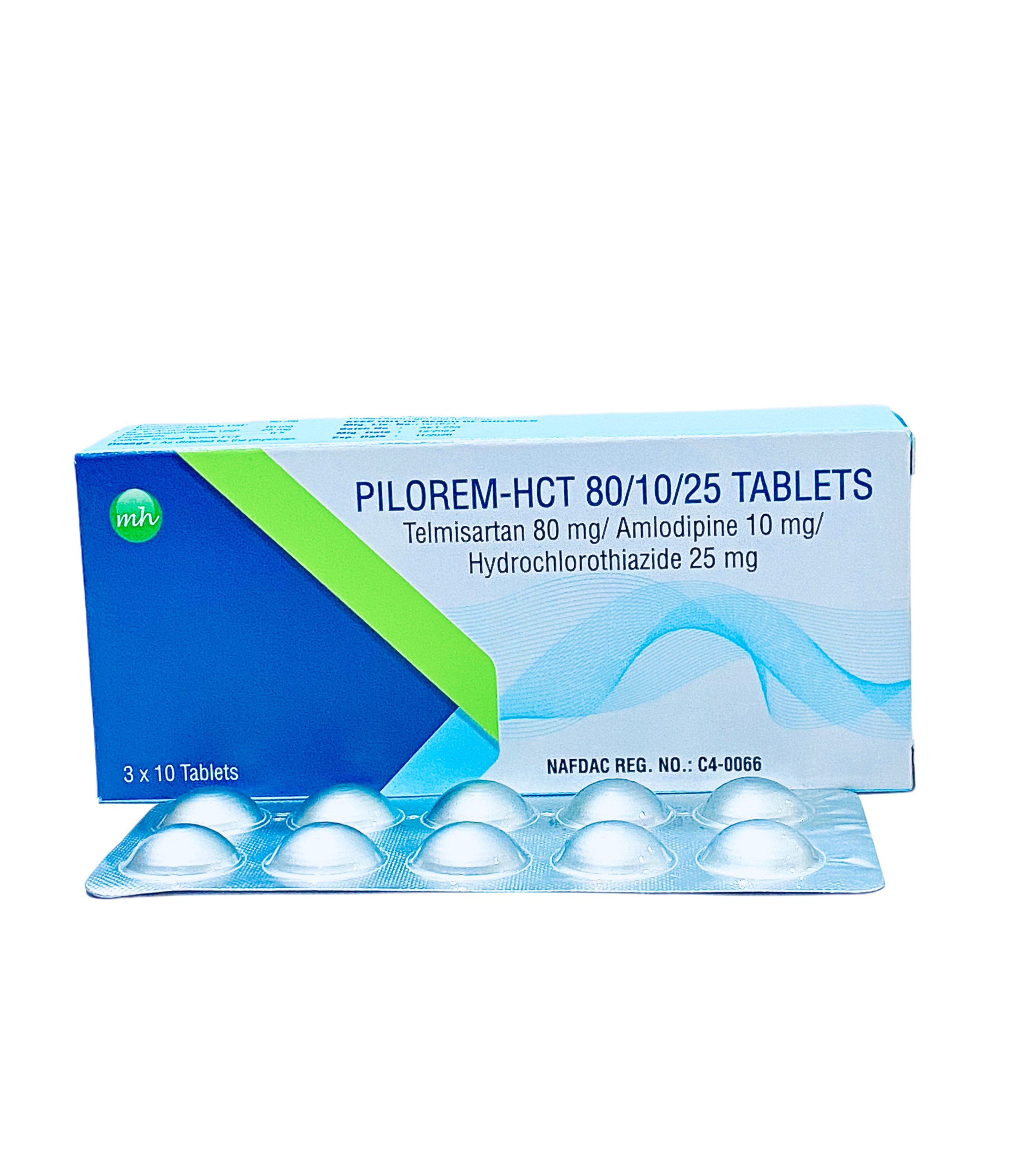 Pilorem-HCT 80/10/25 Tablets x28