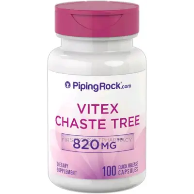 Pipingrock Vitex Chaste tree 820mg 100 capsules