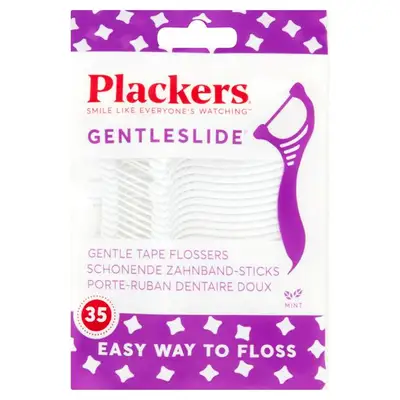 Plackers Gentleslide Dental Flossers 35 count
