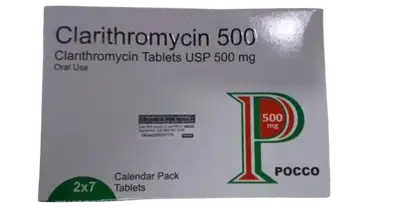 Pocco Clarithromycin 500mg (14 Tablets)
