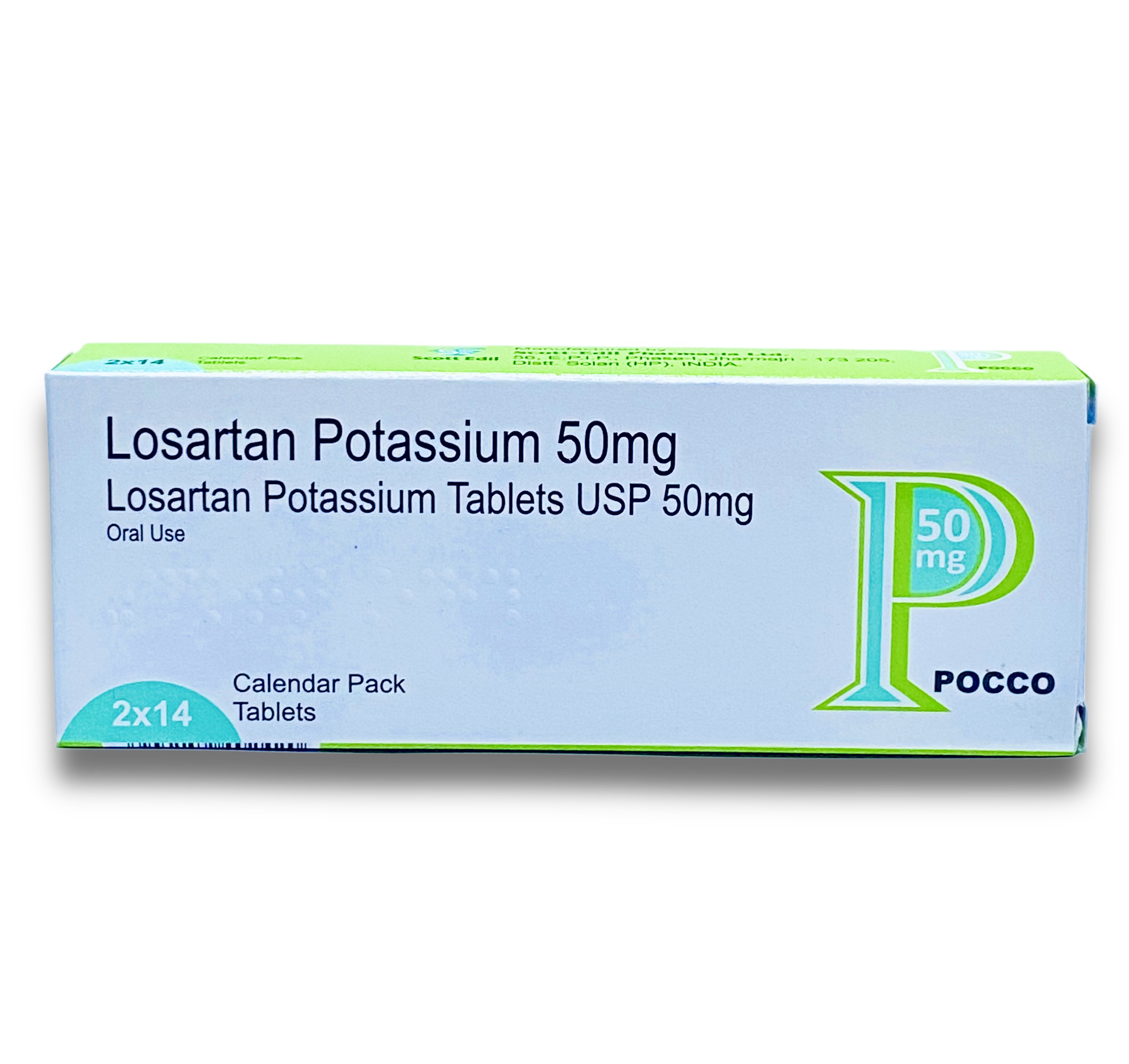 Pocco Losartan Potassium 50mg Tablet x28