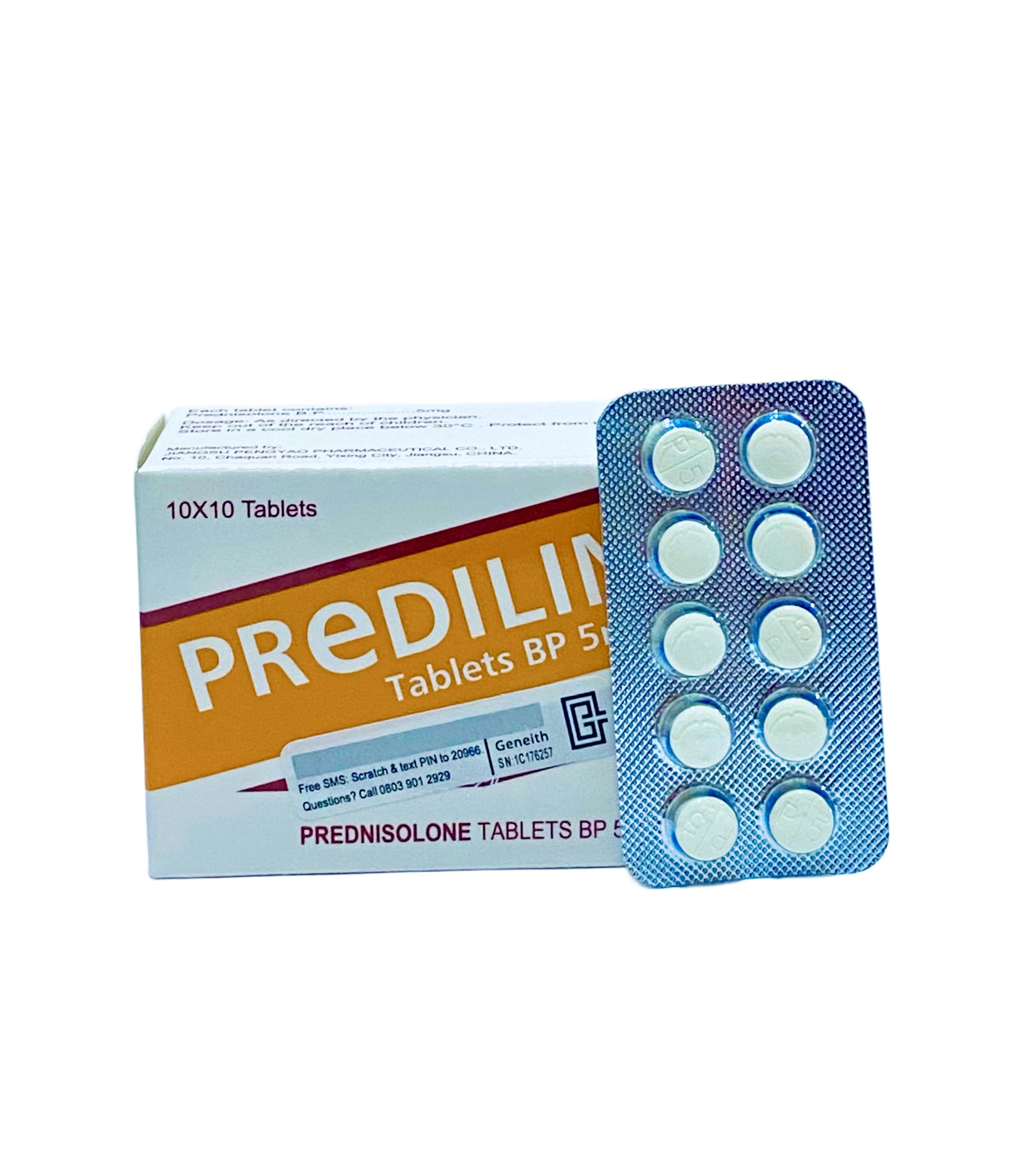 Predilin Tablet 5mg (Prednisolone) x100