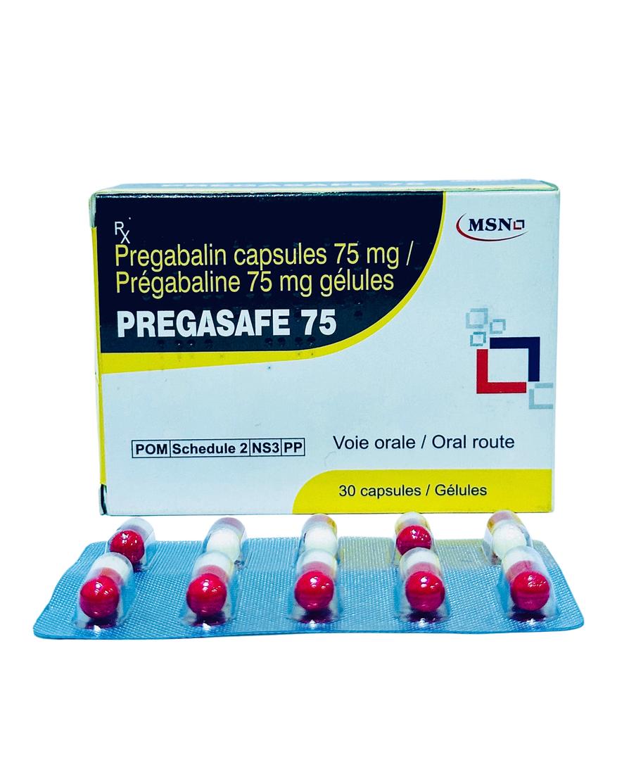 Pregasafe 75mg Tablet (Pregabalin) x30
