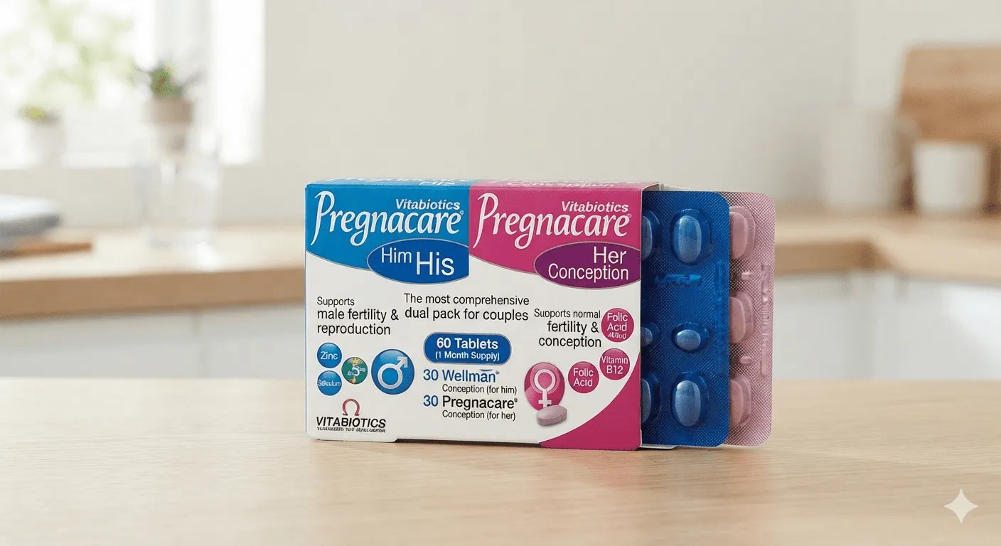 Pregnacare Him & Her Conception Tablets, 60 Tablets