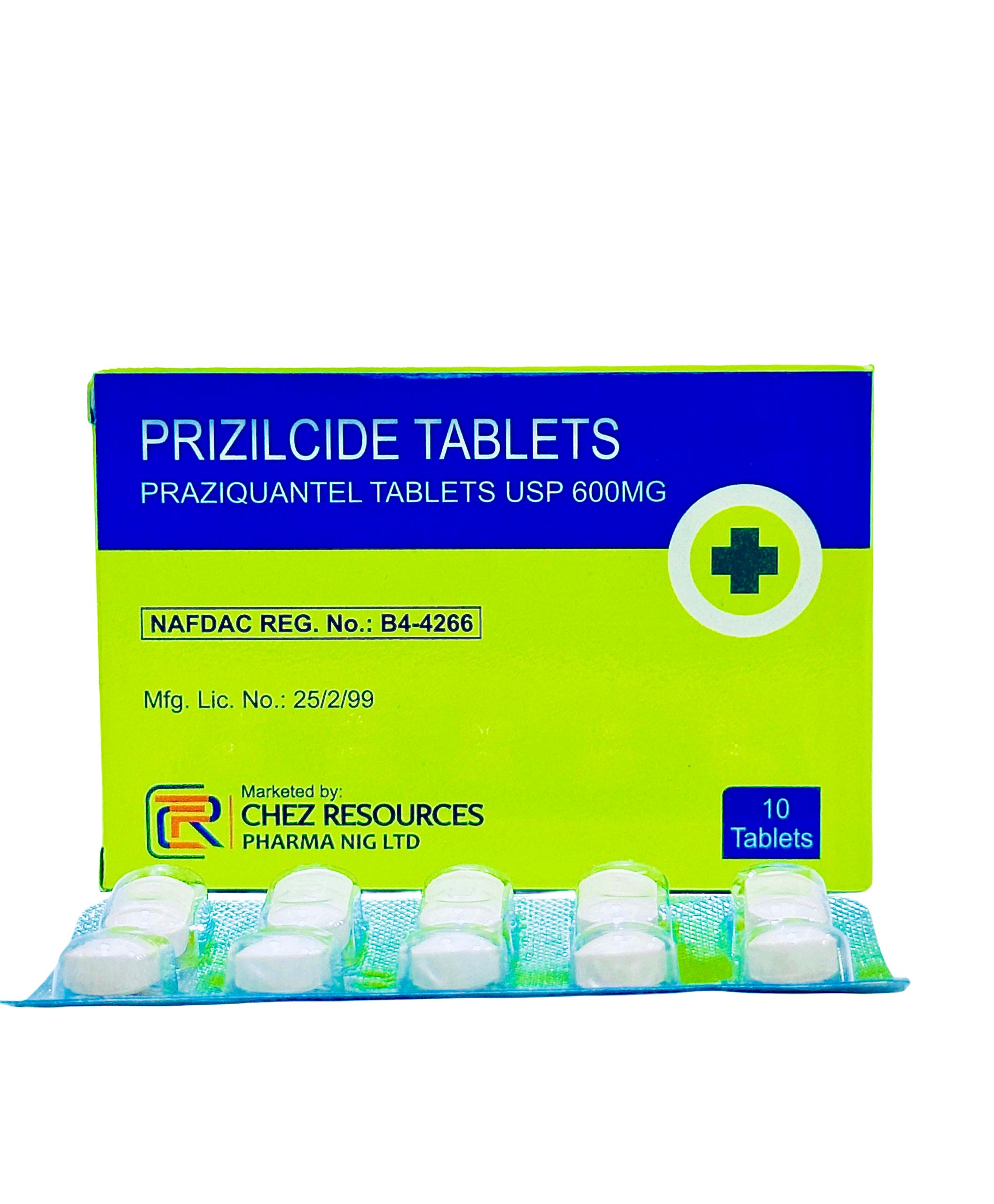 Prizilcide Tablet (Praziquantel) x10