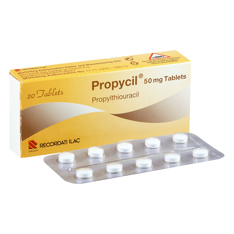 Propycil 50mg Tablets (Propylthiouracil) x50