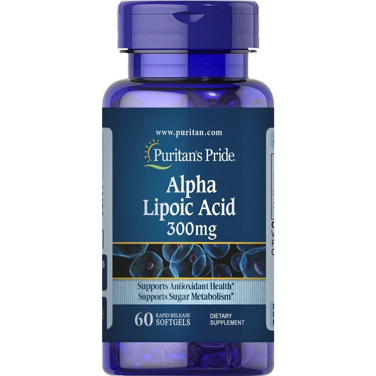 Puritan’s Pride Alpha Lipoic Acid 300mg Capsules, 60 Capsules