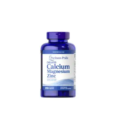 PURITAN'S PRIDE CHELATED CALCIUM MAGNESIUM ZINC X 250 TABS
