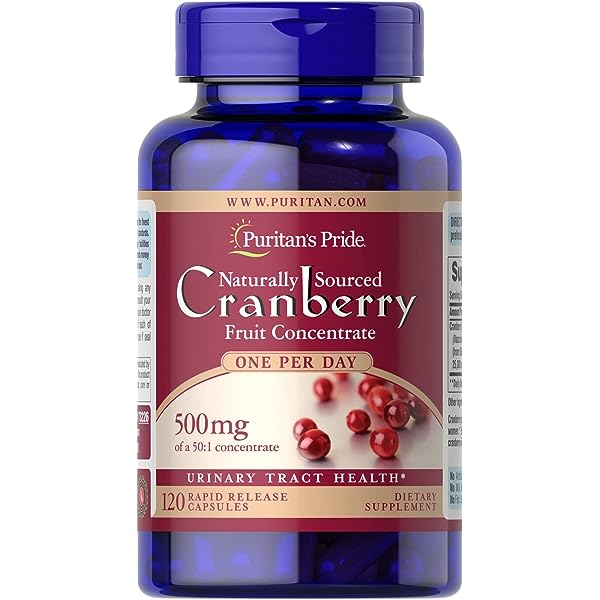 PURITAN’S PRIDE CRANBERRY FRUIT CONC.