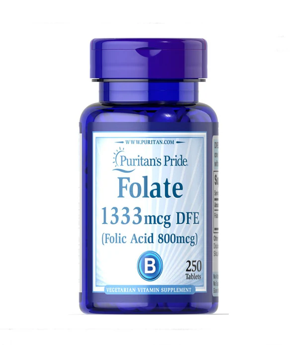 Puritan’s Pride Folate 1333mcg DFE