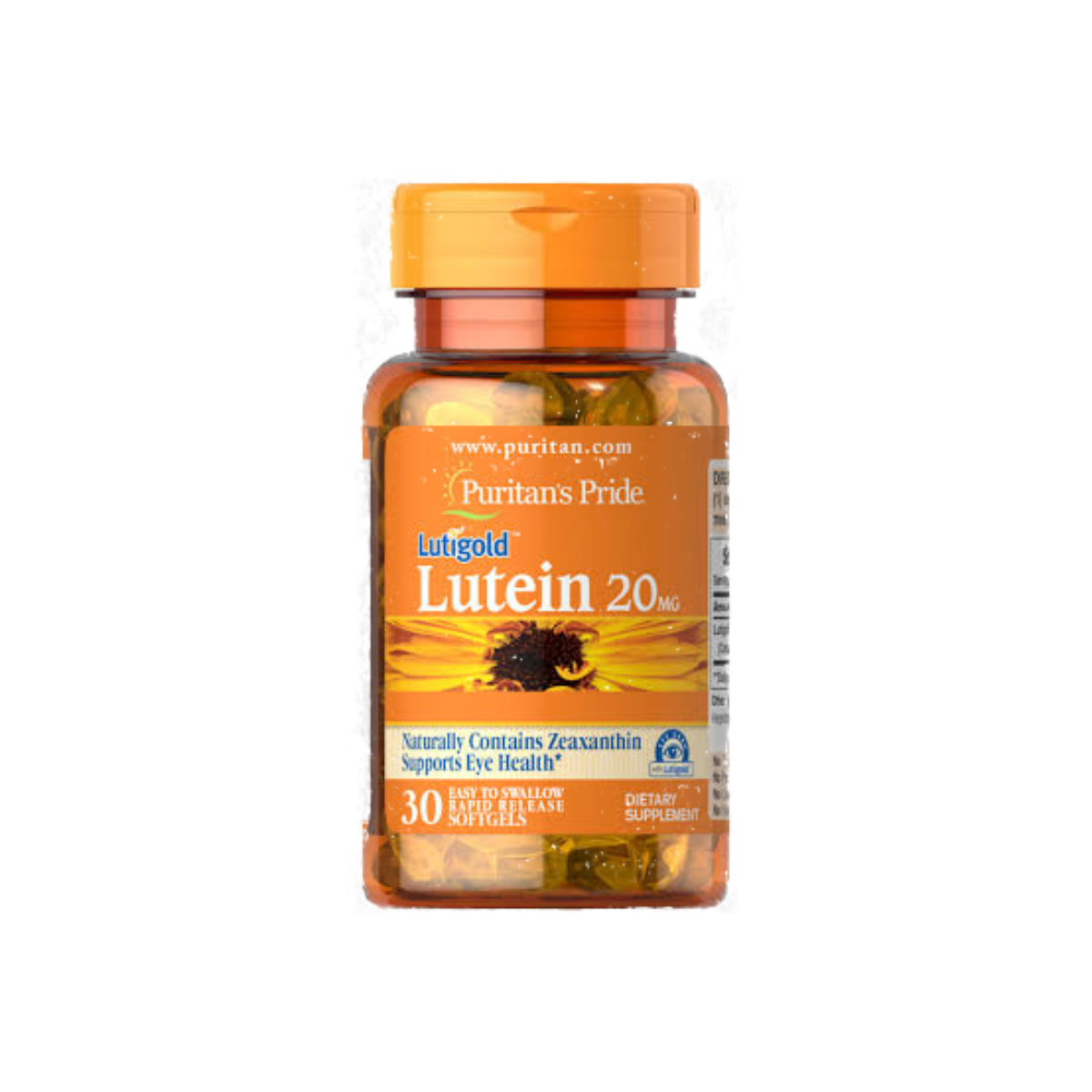 Puritan’s Pride Lutigold Lutein 20mg, 30 Softgels
