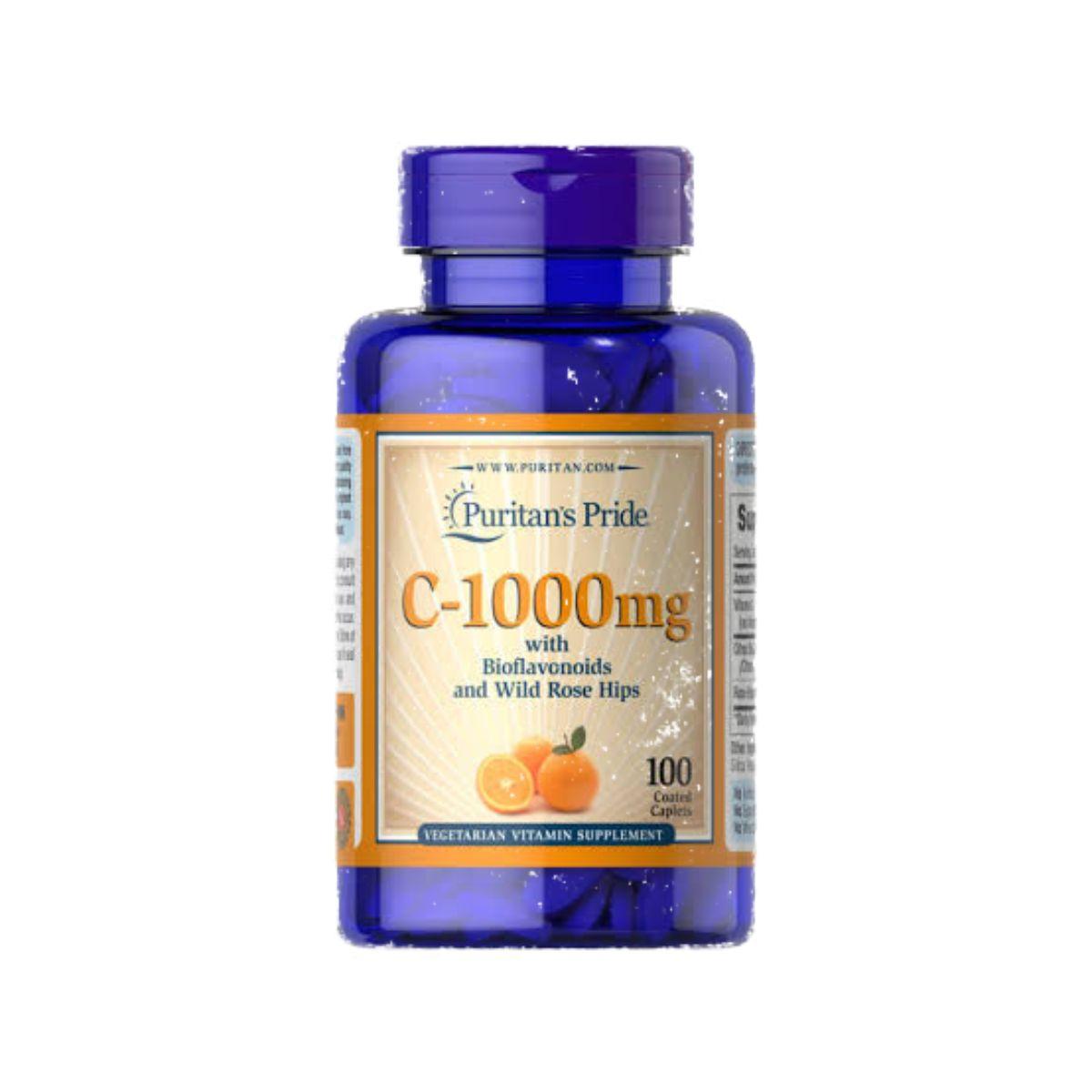 Puritan’s Pride Vitamin C 1000mg, 100 Caplets
