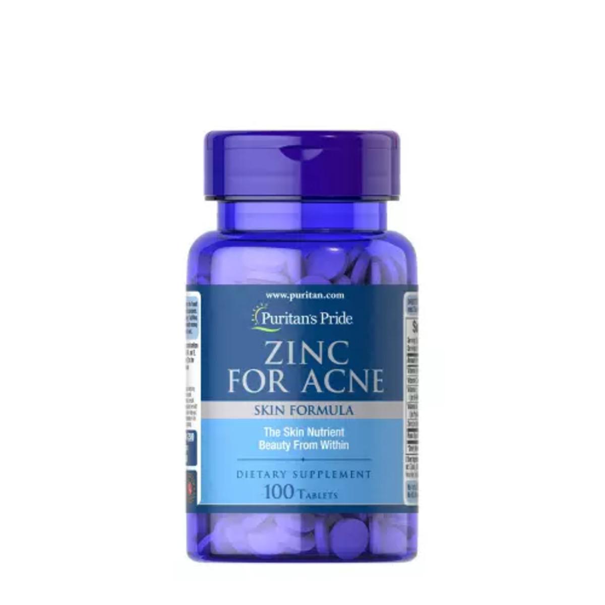 Puritan’s Pride Zinc For Acne, 100 Tablets