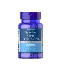 PURITAN’S PRIDE ZINC FOR ACNE 100TABLETS