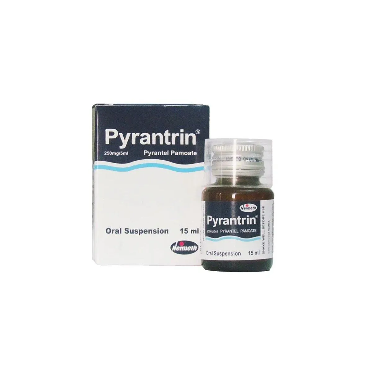 Pyrantrin Suspension 250mg/5ml, 15ml Healthcare