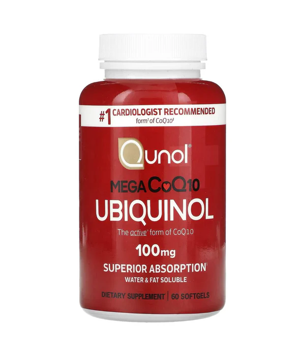Qunol Mega Ubiquinol 100mg Daily