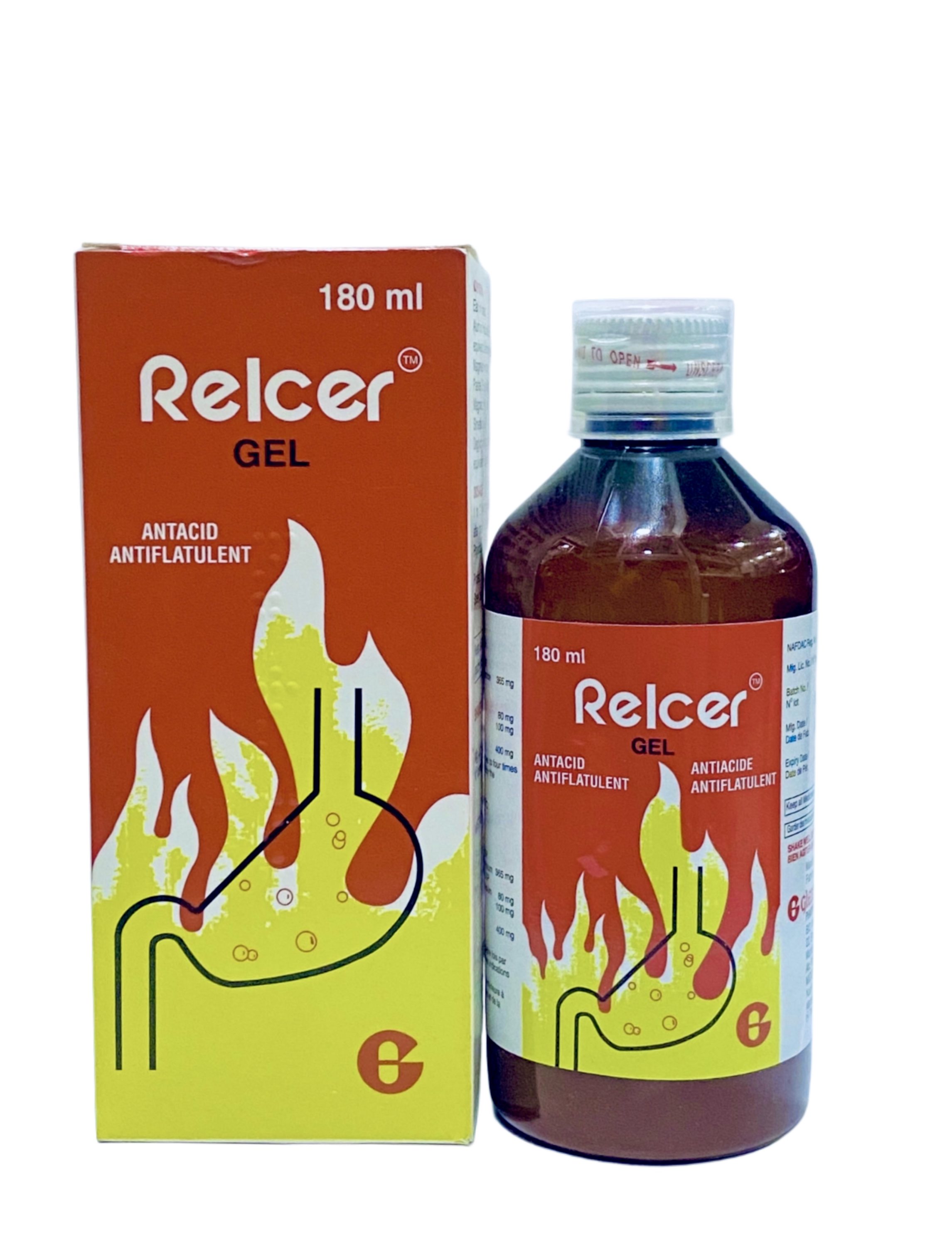 Relcer Gel Suspension (Antacid) x180ml