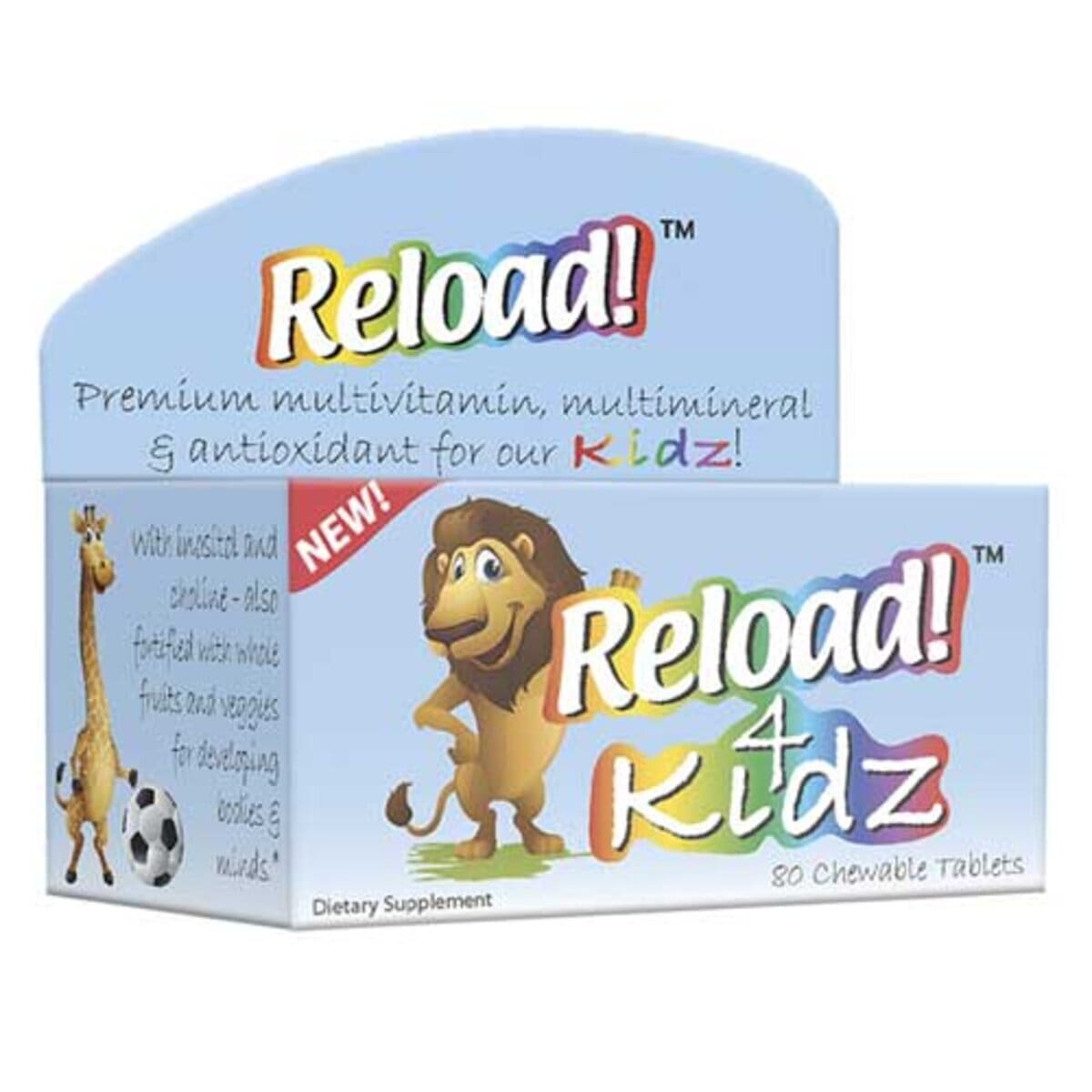 Reload 4 Kidz Tablets, 80 Chewable Tablets