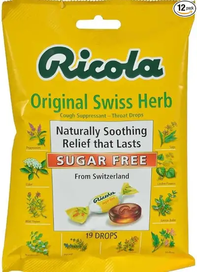 RICOLA NATURAL SWISS ALPHINE HERBS X 19 DROPS