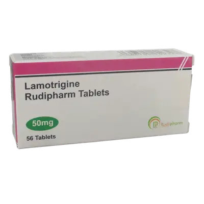 Rudipharm Lamotrigrine 50mg 56 tablets pack