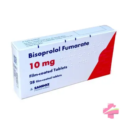 Sandoz Bisoprolol fumarate 10mg 28 film coated tablets