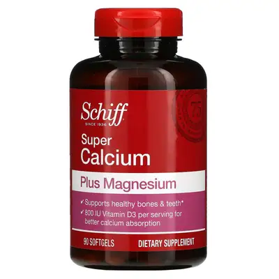 SCHIFF SUPER CALCIUM PLUS MAGNESIUM X 90 TABS