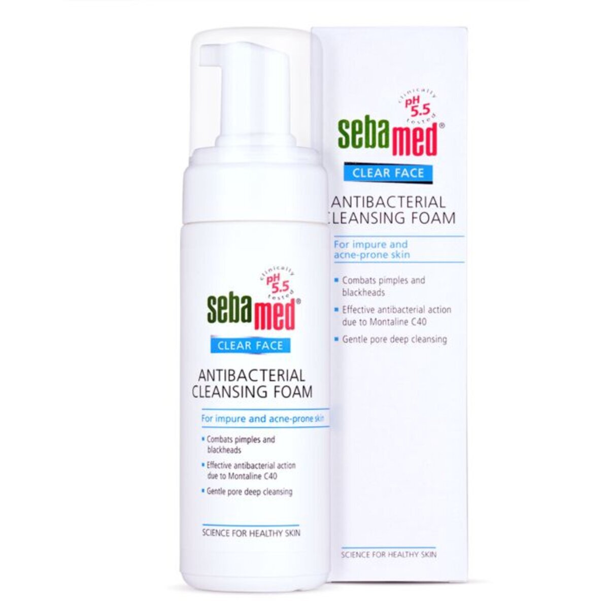 Sebamed Clear Face Antibacterial Cleansing Foam, 150ml