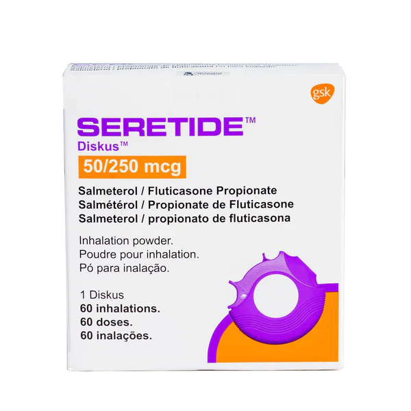 Seretide Diskus 50/250mcg Inhaler x60doses