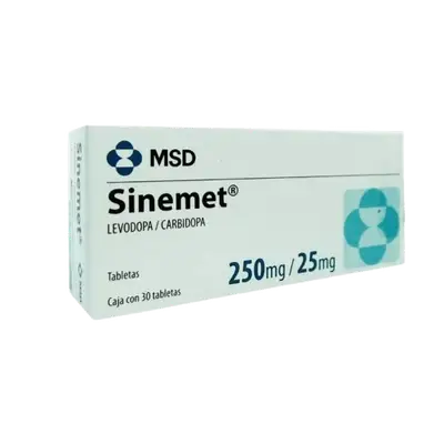 Sinemet 250mg/25mg 30 Tablets