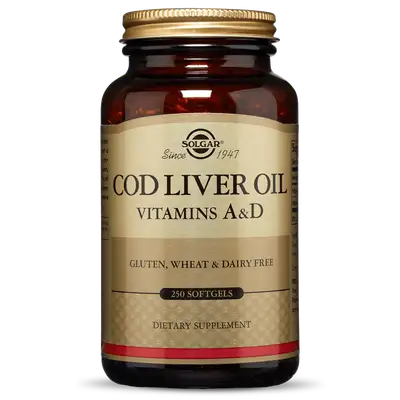 SOLGAR COD LIVER OIL VITAMIN A & D X 100 SOFTGELS