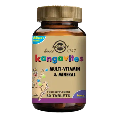 SOLGAR KANGAVITES BOUNCIN BERRY COMPLETE MULTIVITAMIN X 60 TABS