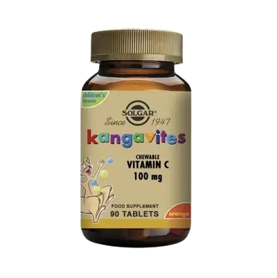 SOLGAR KANGAVITES VITAMIN C 100MG(ORANGE BURST) X 90 TABS