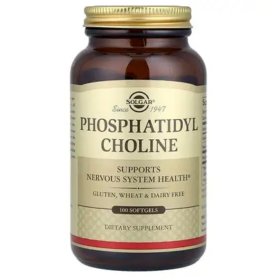 SOLGAR PHOSPHATIDYL CHOLINE 420MG X 100 SOFTGELS