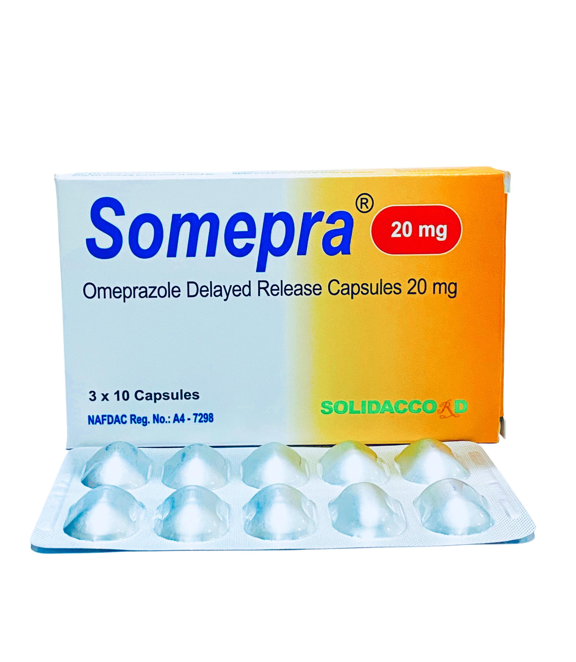 Somepra Tablet (Omeprazole) x30