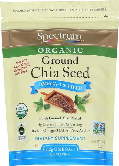 SPECTRUM ORGANIC GROUND CHIA SEED OMEGA-3 283G