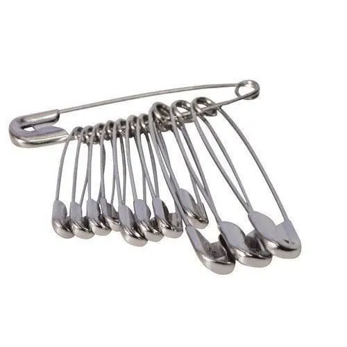 Stainless Safety Pins for First Aid