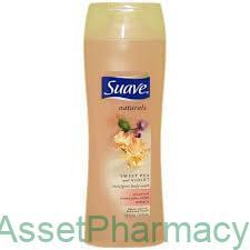 SUAVE NATURALS SWEET PEA AND VIOLET INDULGENT BODY WASH 12FL.OZ/355ML